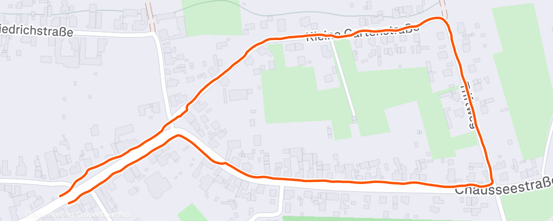 Карта физической активности (Spaziergang am Nachmittag)