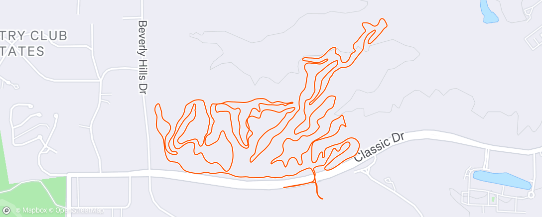 Map of the activity, Morning Ride
