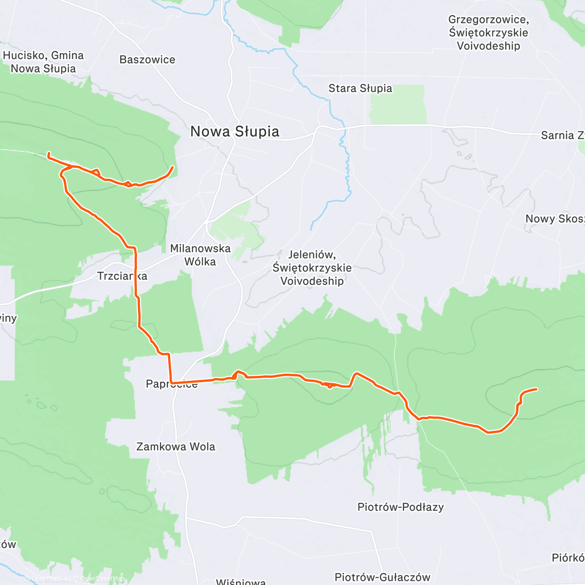 Карта физической активности (Poranny WF - Szczytniak Trail 🎄🔥)