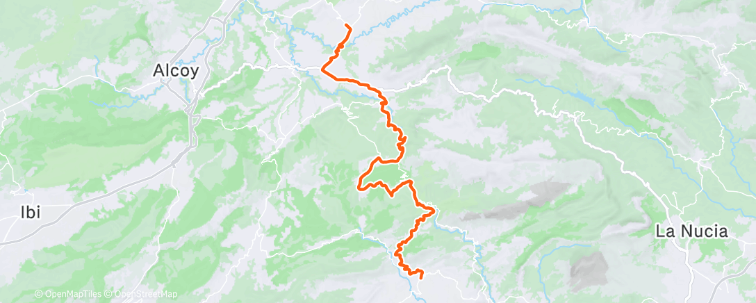 Map of the activity, ROUVY - Gorga to Port de Tudons to Relleu | Spain