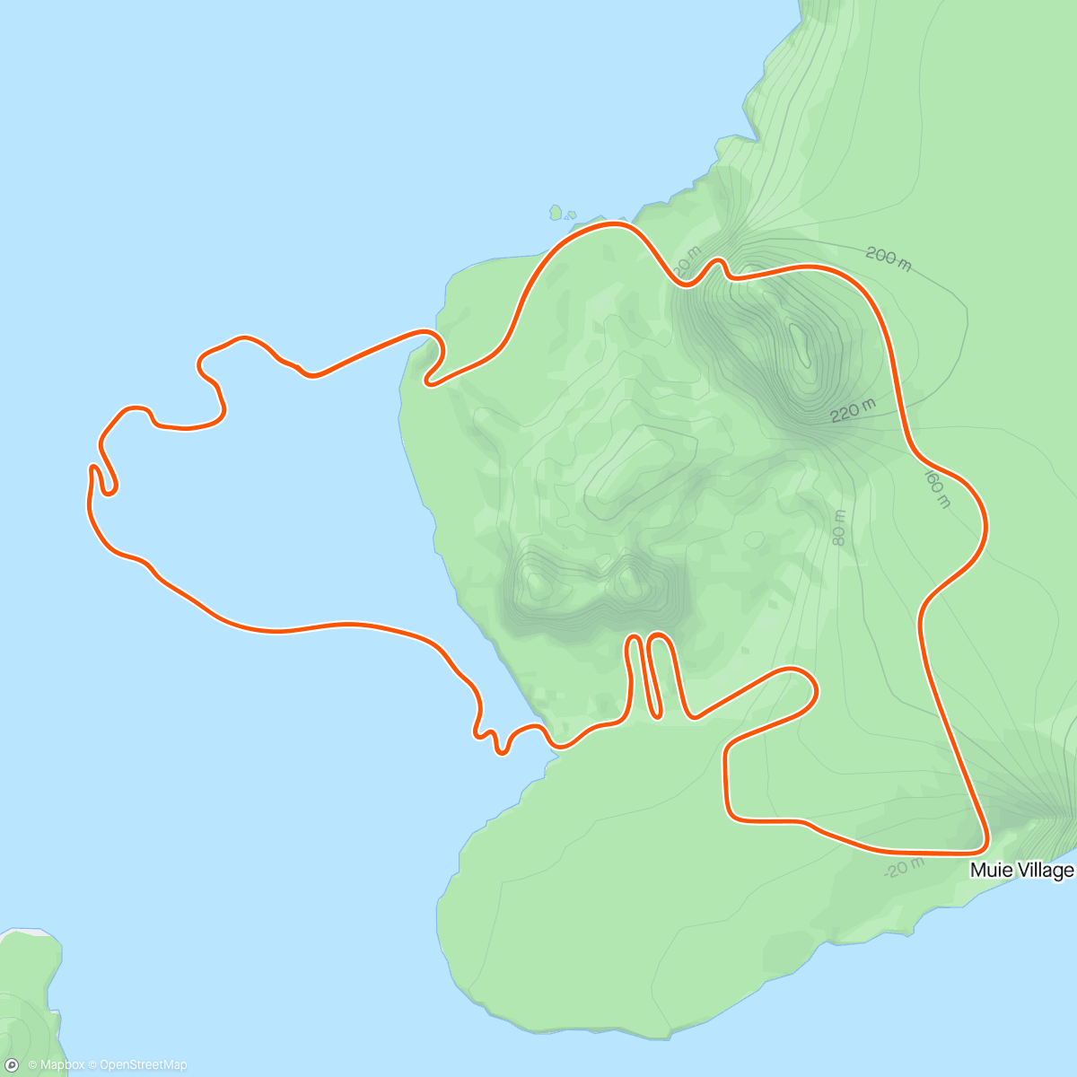 活动地图，Zwift - Pacer Group Ride: Volcano Flat in Watopia with Maria