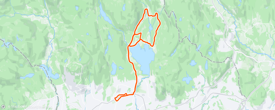 Map of the activity, Norgescup i Maridalen