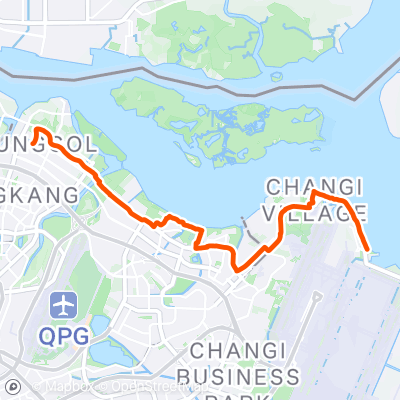 Punggol to Changi Beach for Hammock Chill (18.5km) | 18.4 km Cycling ...