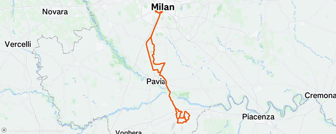 Map of the activity, Morning Ride