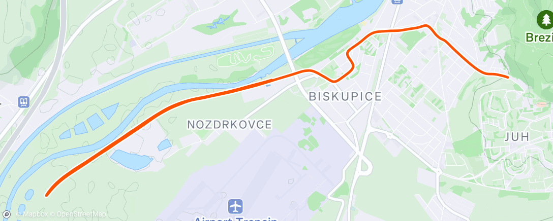 Карта физической активности (Afternoon Run)