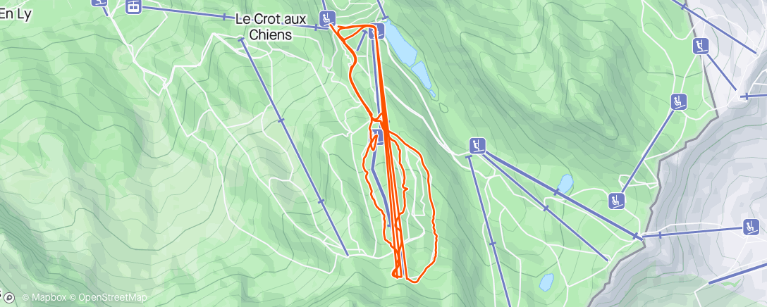 Map of the activity, Avoriaz Snowboard with Seb