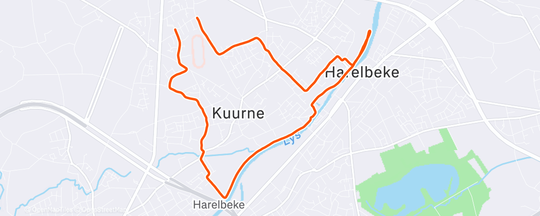 Map of the activity, 60'