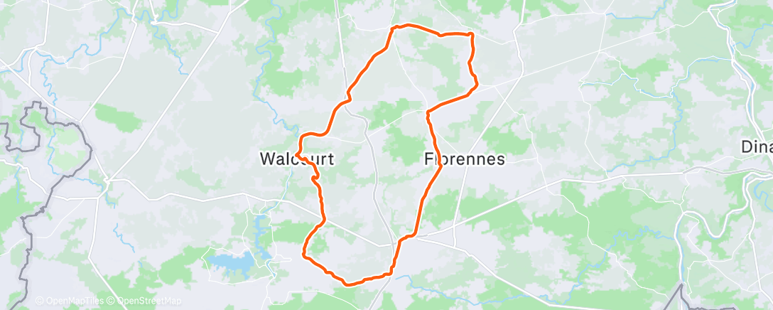 アクティビティ「Fresh legs x Tabata intervals 🤤🔥」の地図