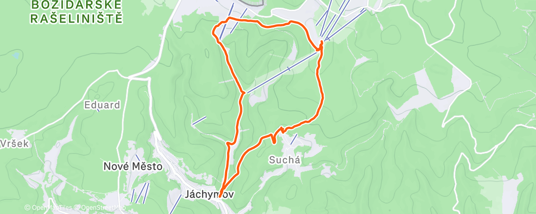 Карта физической активности (Wanderung am Morgen)