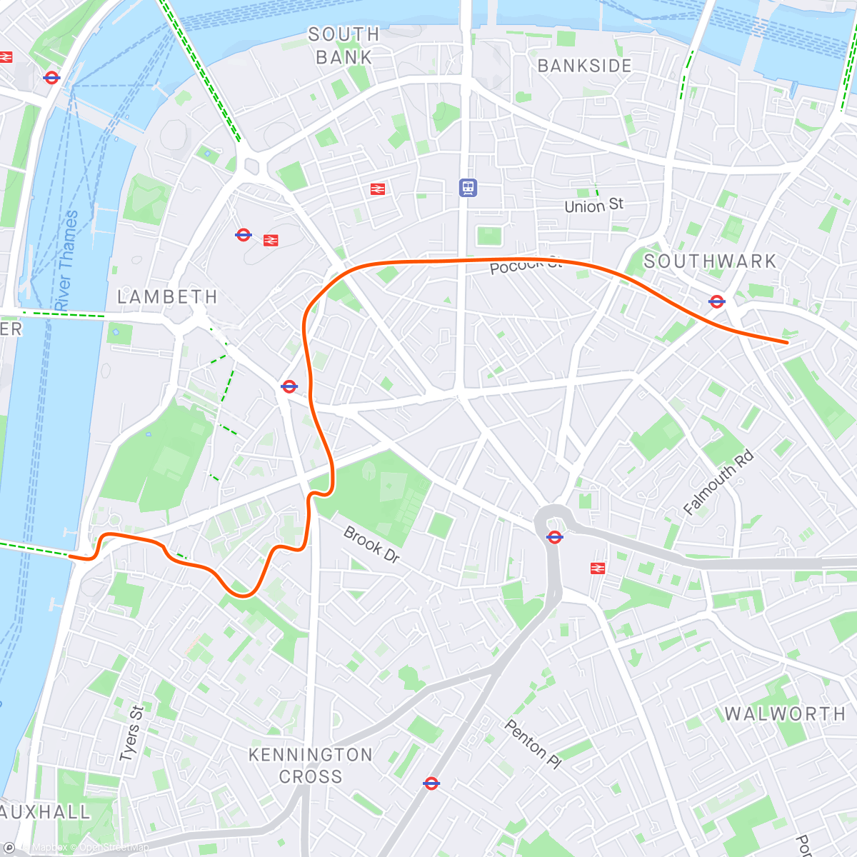 Map of the activity, Zwift - Ole-Bjoern Fogth [V] (Garmr)'s Meetup on Greatest London Flat in London