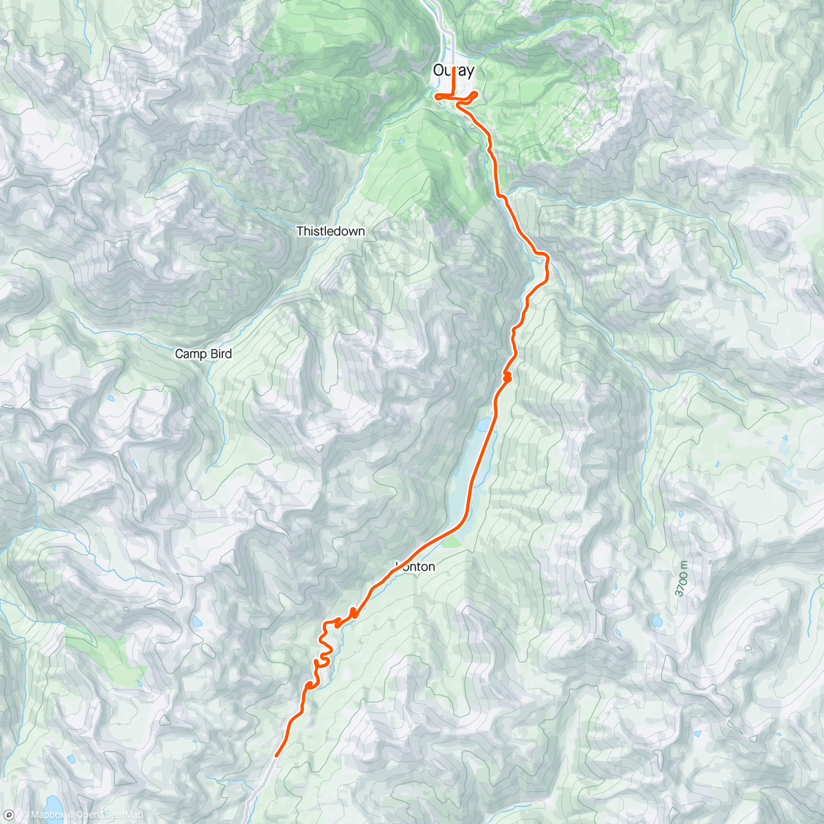Map of the activity, 1st Red Mtn Pass of the Year! 🦄🚵‍♀️🏔️