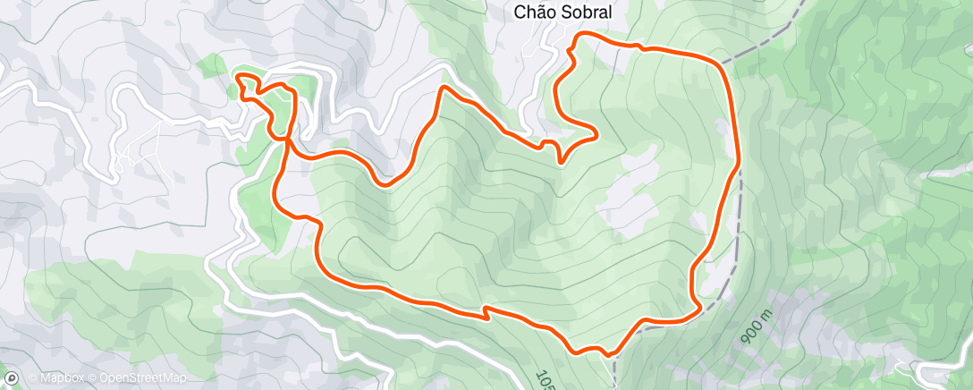 Map of the activity, SKY COLCURINHO EPIC TRAIL