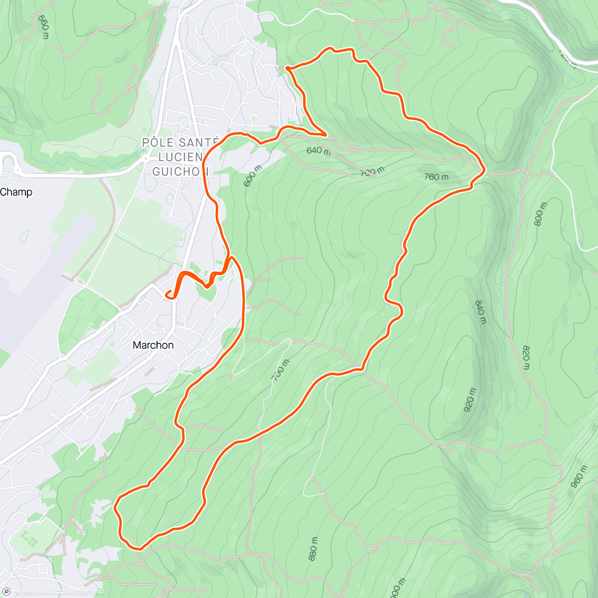 Map of the activity, Trail : Sortie en forêt, bien gras. Une p’tite gamelle en bonus 😊