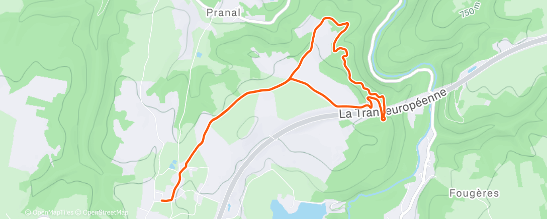 Map of the activity, Entre père et fils 👌