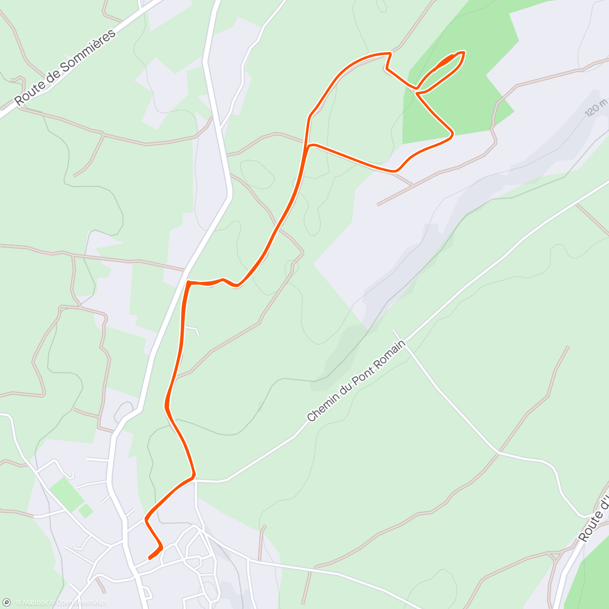 Map of the activity, 🏃🏼‍♀️ Course des capitellles - 5km 🏃🏼‍♀️