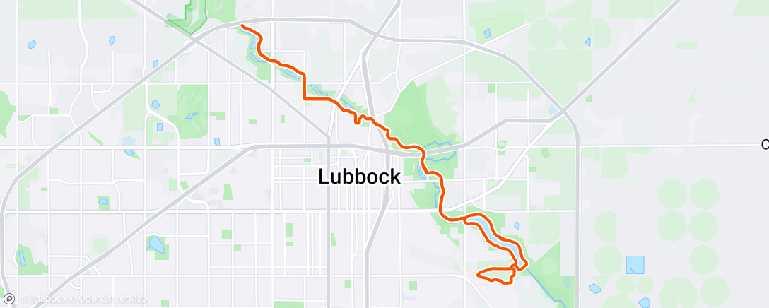 Map of the activity, Afternoon Ride