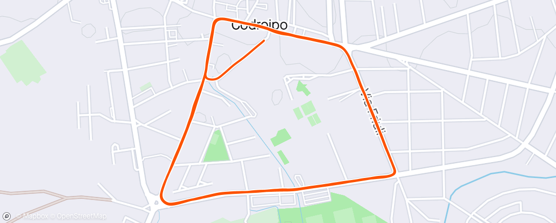 Map of the activity, 10km: "10 km Città di Codroipo 2024", 36'49'', 26° (4° SM45)