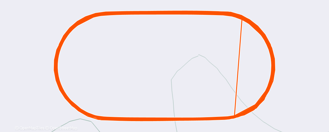 Map of the activity, TrainingPeaks Virtual - Forest Velodrome
