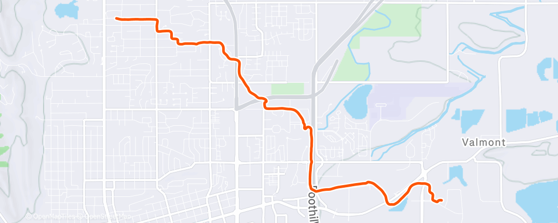 Map of the activity, Morning Ride #commutemarker.com