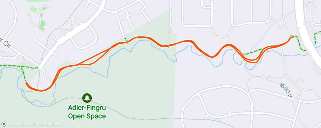 Map of the activity, Training Run #4 with Tula