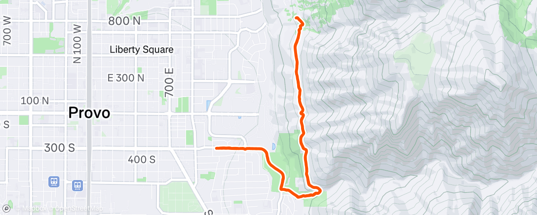 Map of the activity, MSK study walk