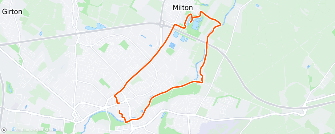 Map of the activity, Muddy morning adventure with squad