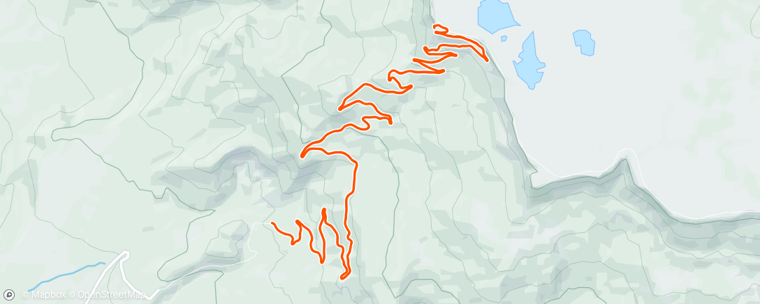 Map of the activity, Lands end