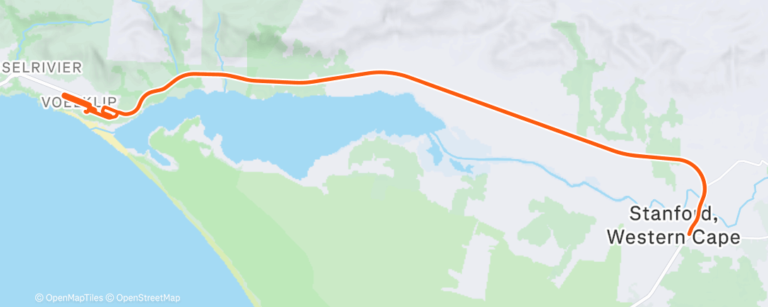 Map of the activity, Morning Ride