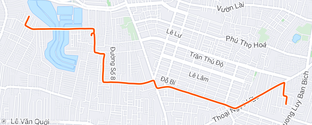 Map of the activity, 📅20250612 - Training for the Tour de France