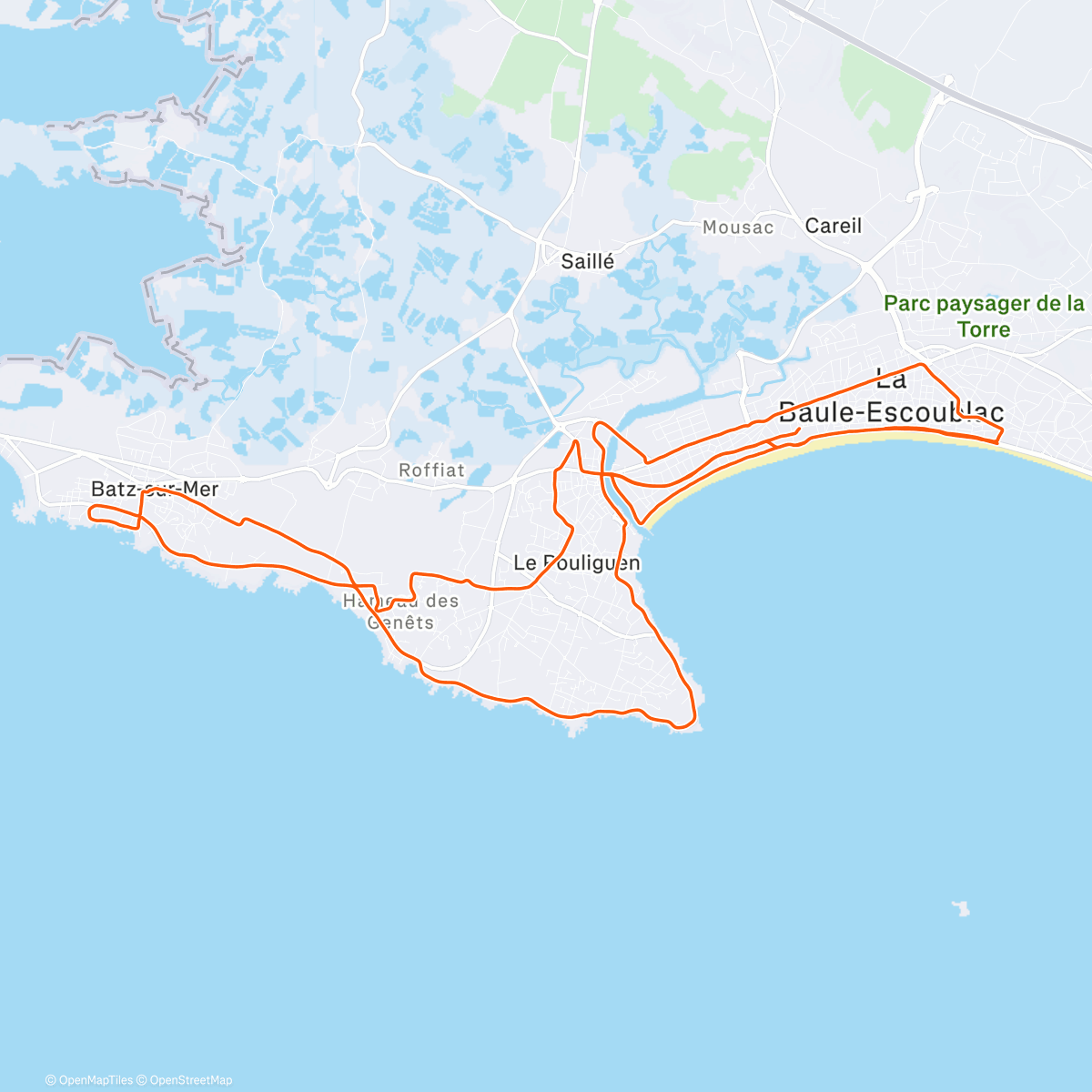 Map of the activity, Sortie Longue 👀