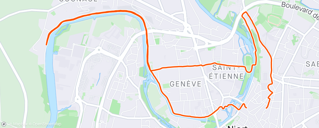 Map of the activity, Freestyle du vendredi soir…🤪