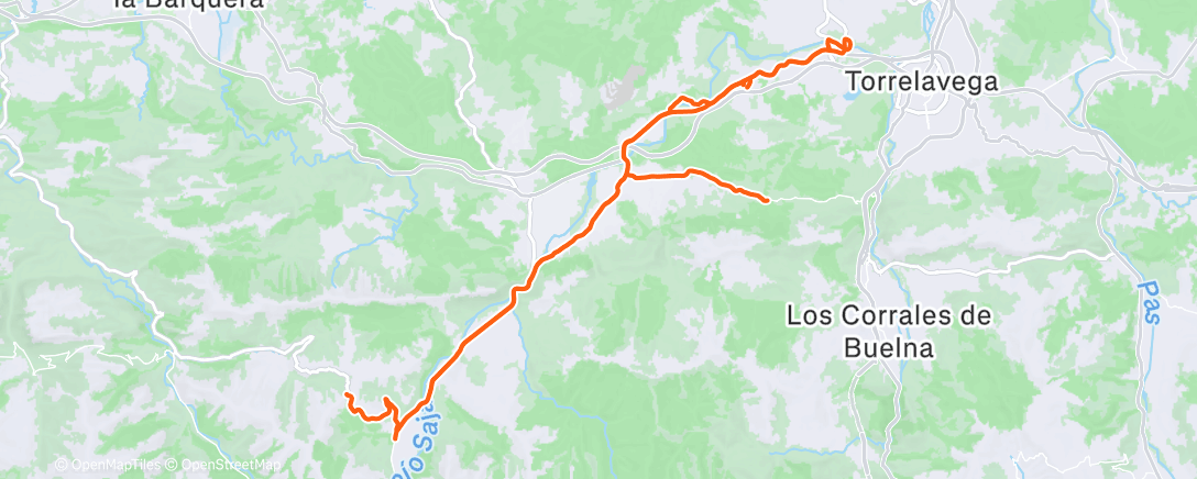 Карта физической активности (Bicicleta por la mañana)