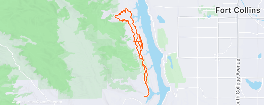 Map of the activity, Another late summer ride