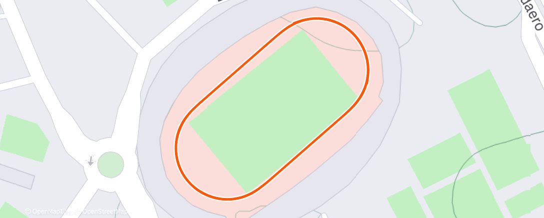 Карта физической активности (Evening Run)