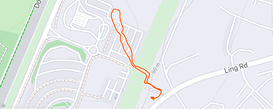 Map of the activity, Lunch Walk