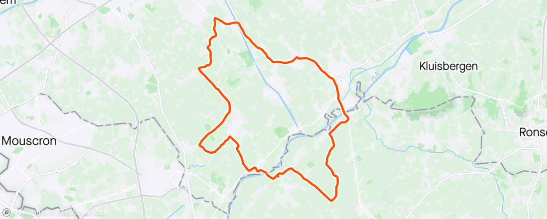 Map of the activity, Middagtraining