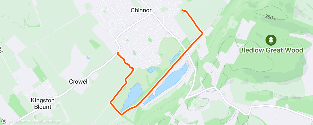 Map of the activity, Warm run with Naims