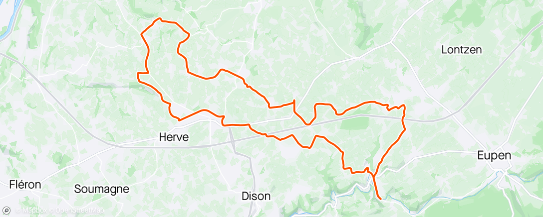 Map of the activity, Cof’freeze Ride - parcours radiateur
