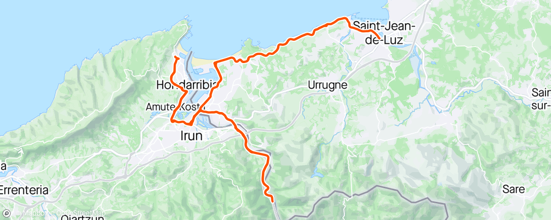 Map of the activity, Donibane + Tontódromo x2