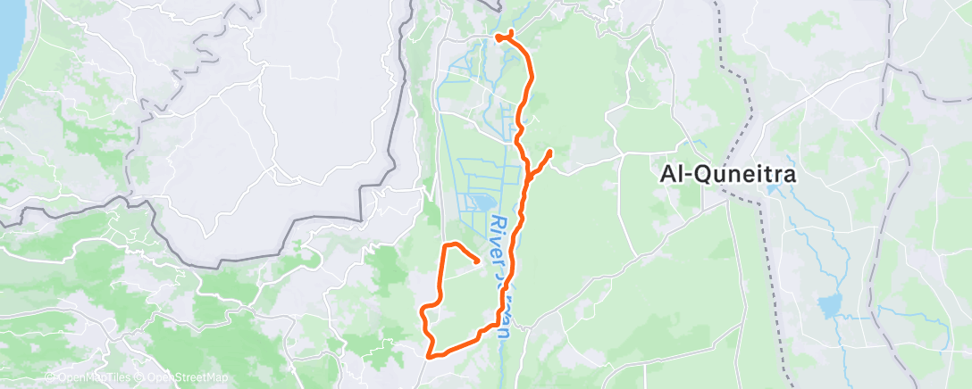 Карта физической активности (Afternoon Ride)