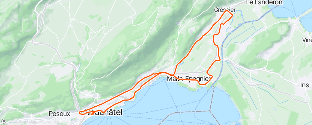 Map of the activity, 18/04/2024 Une p’tite dernière avant la Patrouille! 🤞🏼