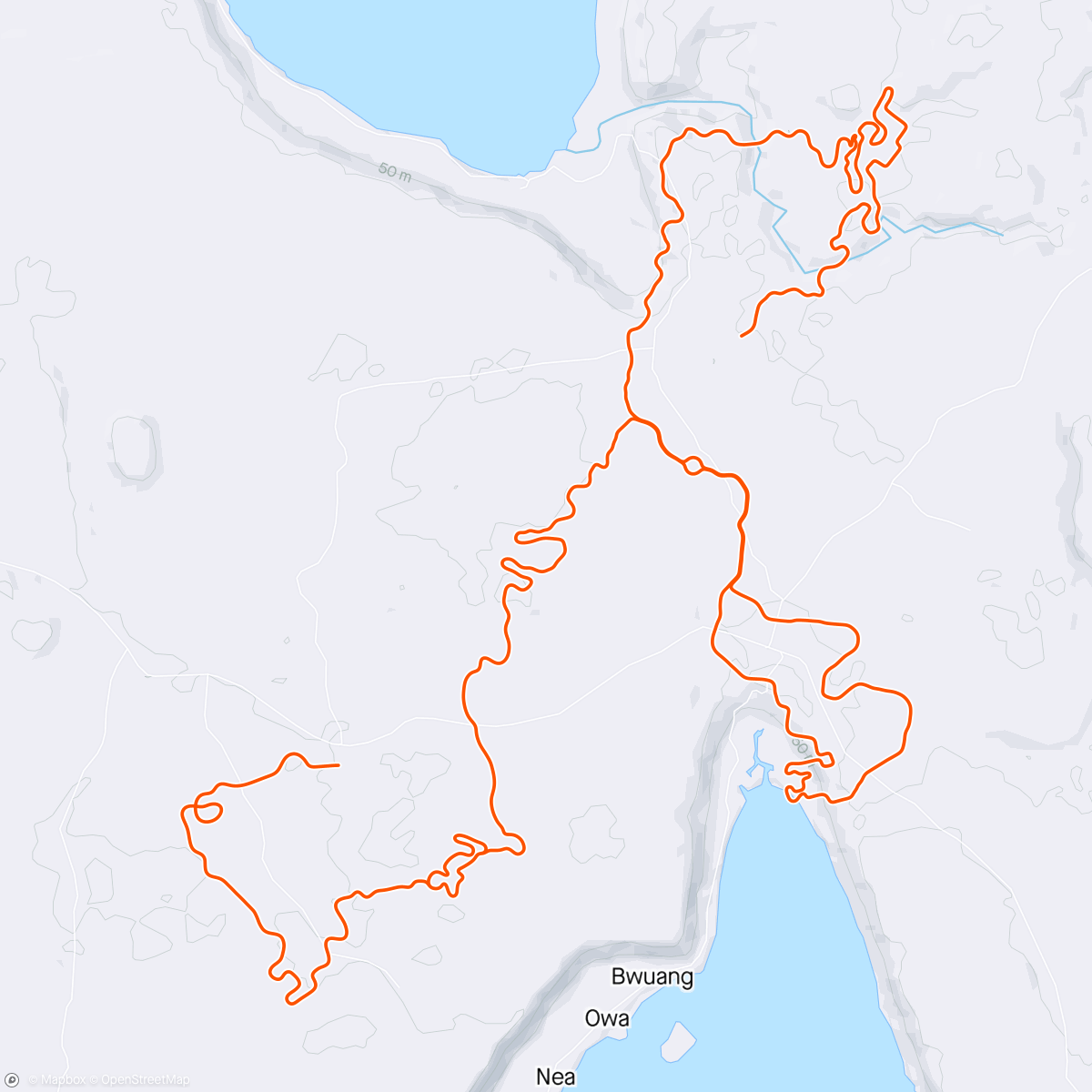 Map of the activity, Zwift - Pacer Group Ride: Castle to Castle in Makuri Islands
