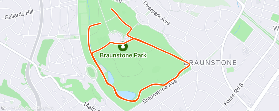 Carte de l'activité Braunstone Park Run
Celebrating Angela's 200th
#155