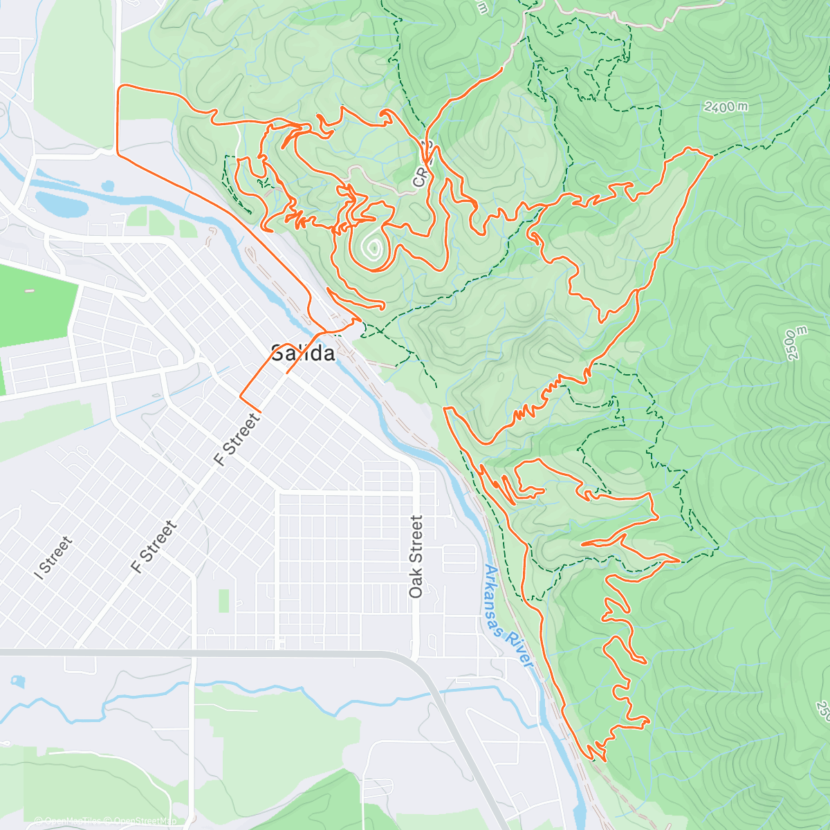 Map of the activity, S-Mountain spice harvest ✨
