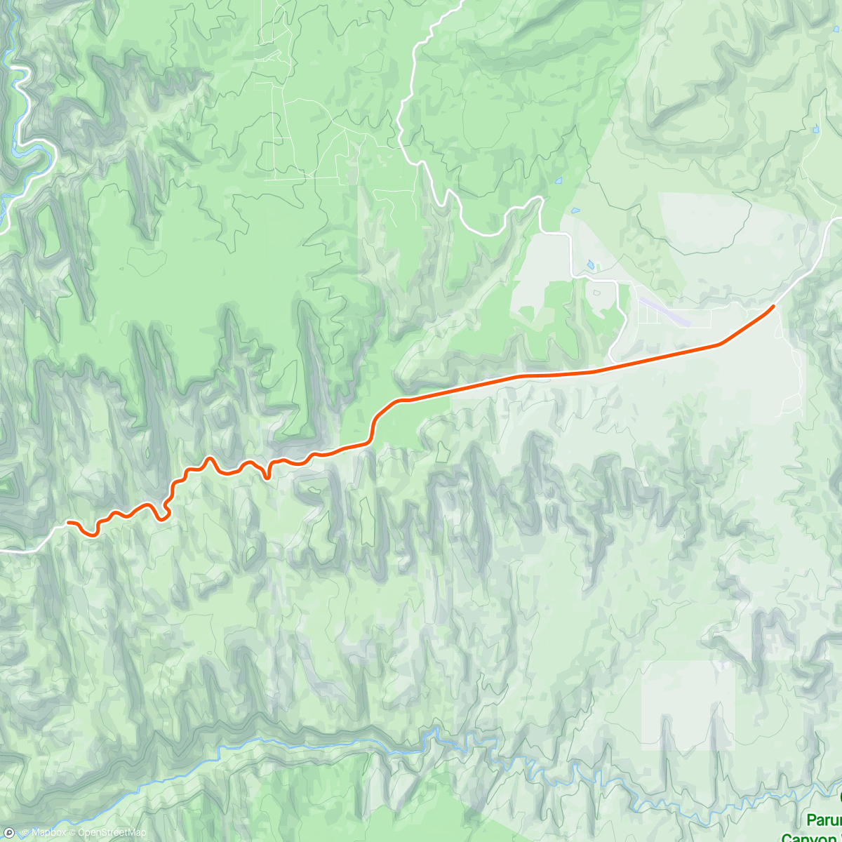 Map of the activity, BKOOL - Zion National Park - UT9 east from Tunnel