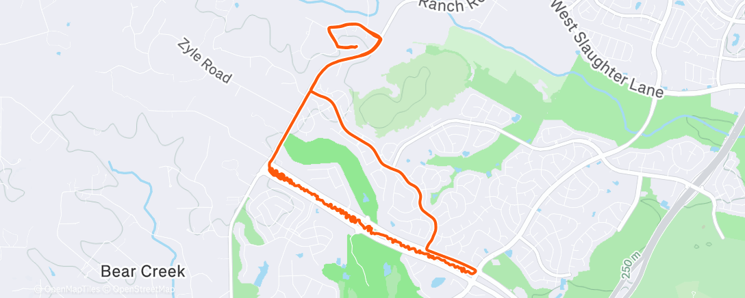 Map of the activity, Morning Single Track with Rob
