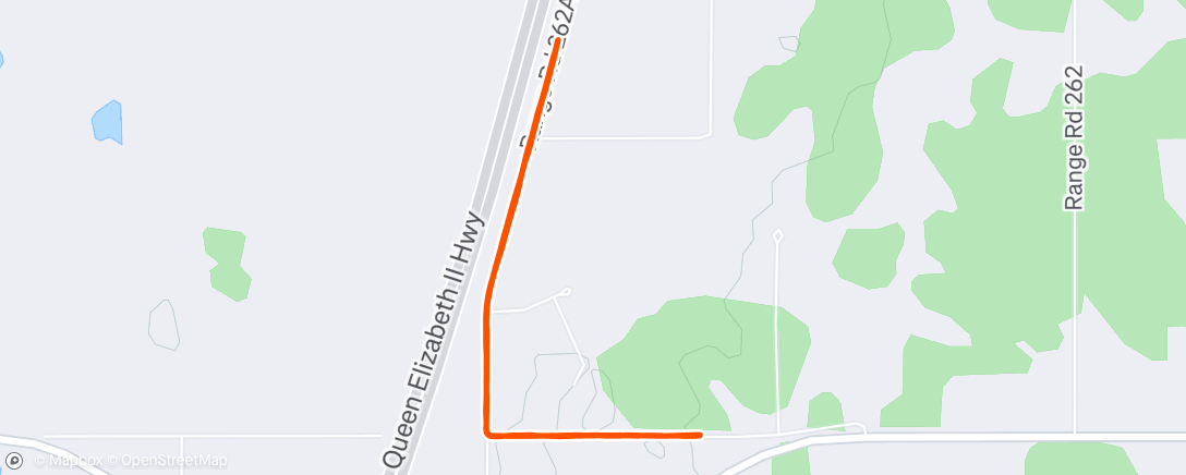 Map of the activity, Slow jog