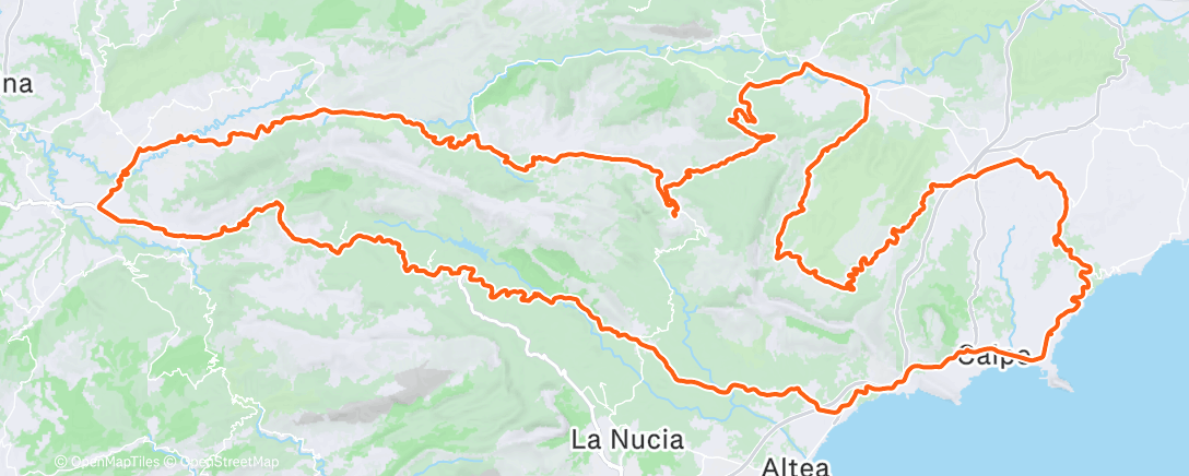 Map of the activity, Morning Ride