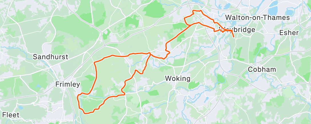 Map of the activity, SCC ride ☀️