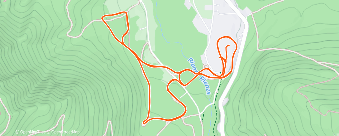 Mappa dell'attività Morning Nordic Ski